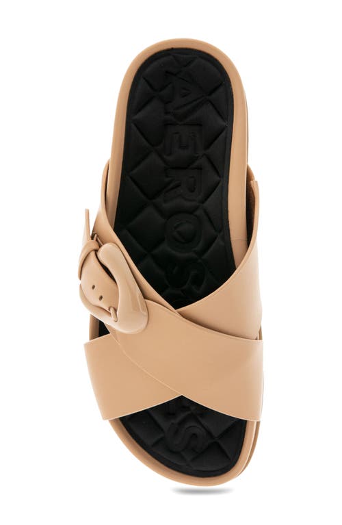 AEROSOLES AEROSOLES LAGO FLATFORM SLIDE SANDAL 