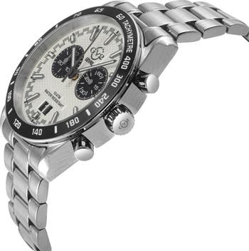 Freccia Stainless Steel Swiss Quartz Bracelet Watch, 42mm