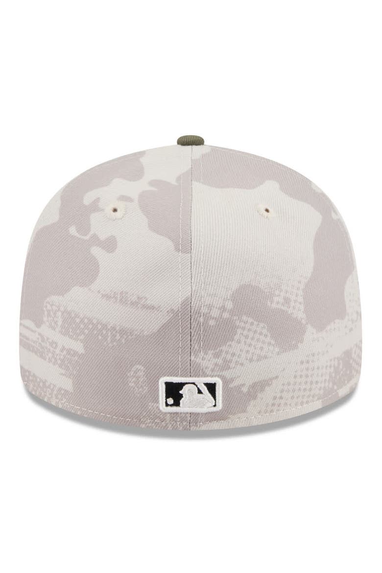 Men's New Era Light Beige/Olive Kansas City Royals 2025 Armed Forces Day Low Profile 59FIFTY Fitted Hat, Alternate, color, Light Beige