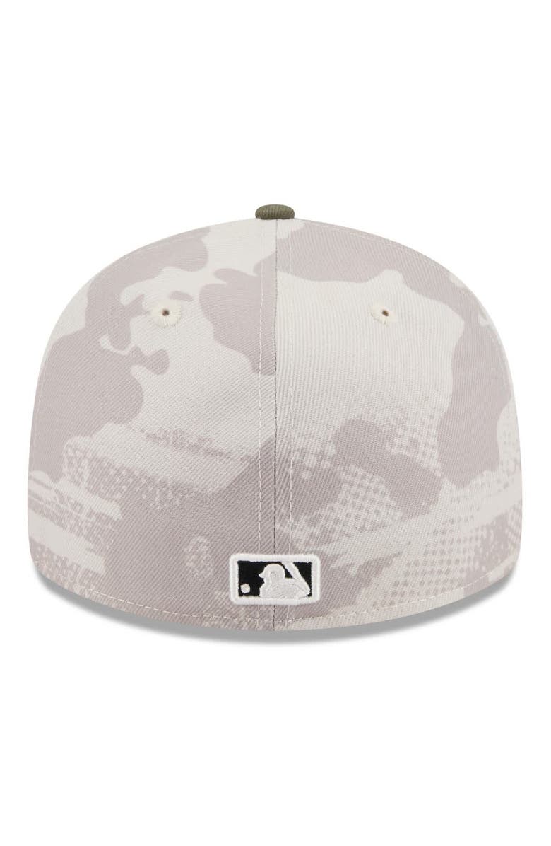New Era Men's New Era Light Beige/Olive Kansas City Royals 2025 Armed Forces Day Low Profile 59FIFTY Fitted Hat, Alternate, color, Light Beige