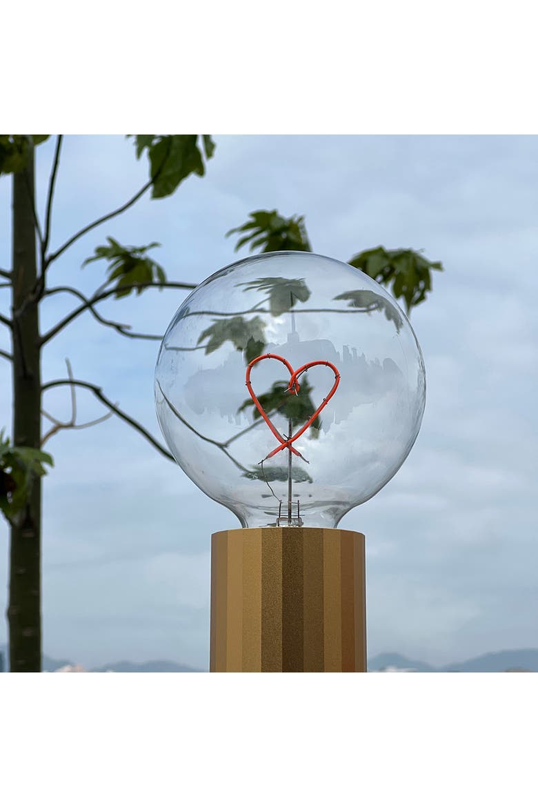Heart Portable Table Lamp, Alternate, color, Gold