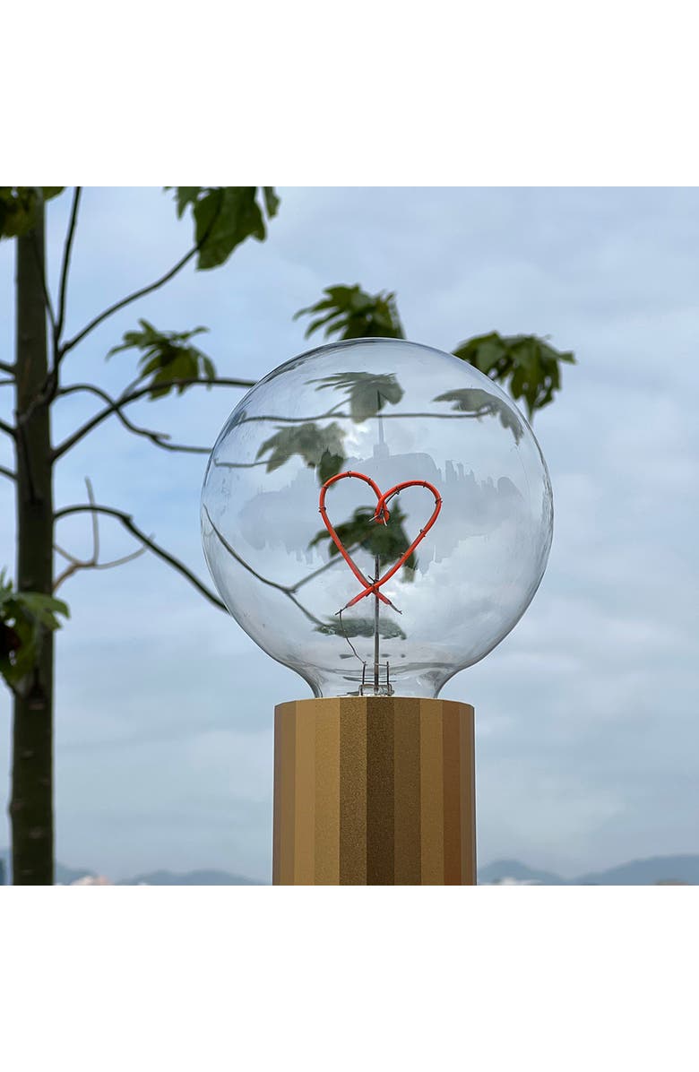 MITB Heart Portable Table Lamp, Alternate, color, Gold