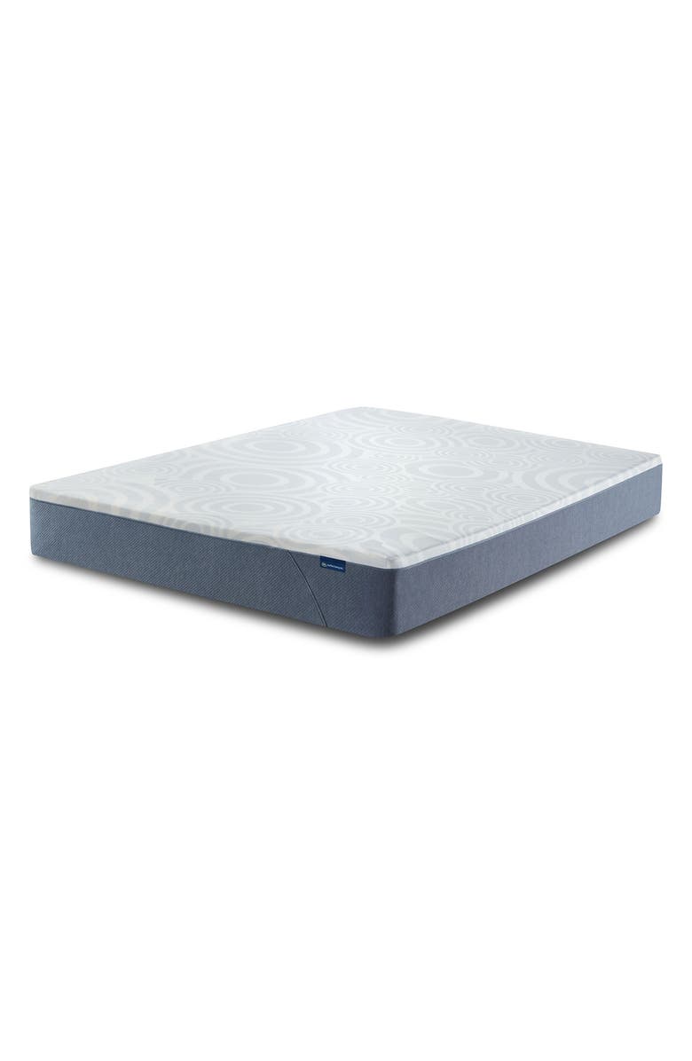 SERTA Perfect Sleeper Nestled Night 10" Medium Firm Gel Memory Foam Mattress-In-A-Box, Main, color, 