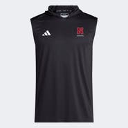 adidas Men's adidas Black Nebraska Huskers D4T Sleeveless Hoodie