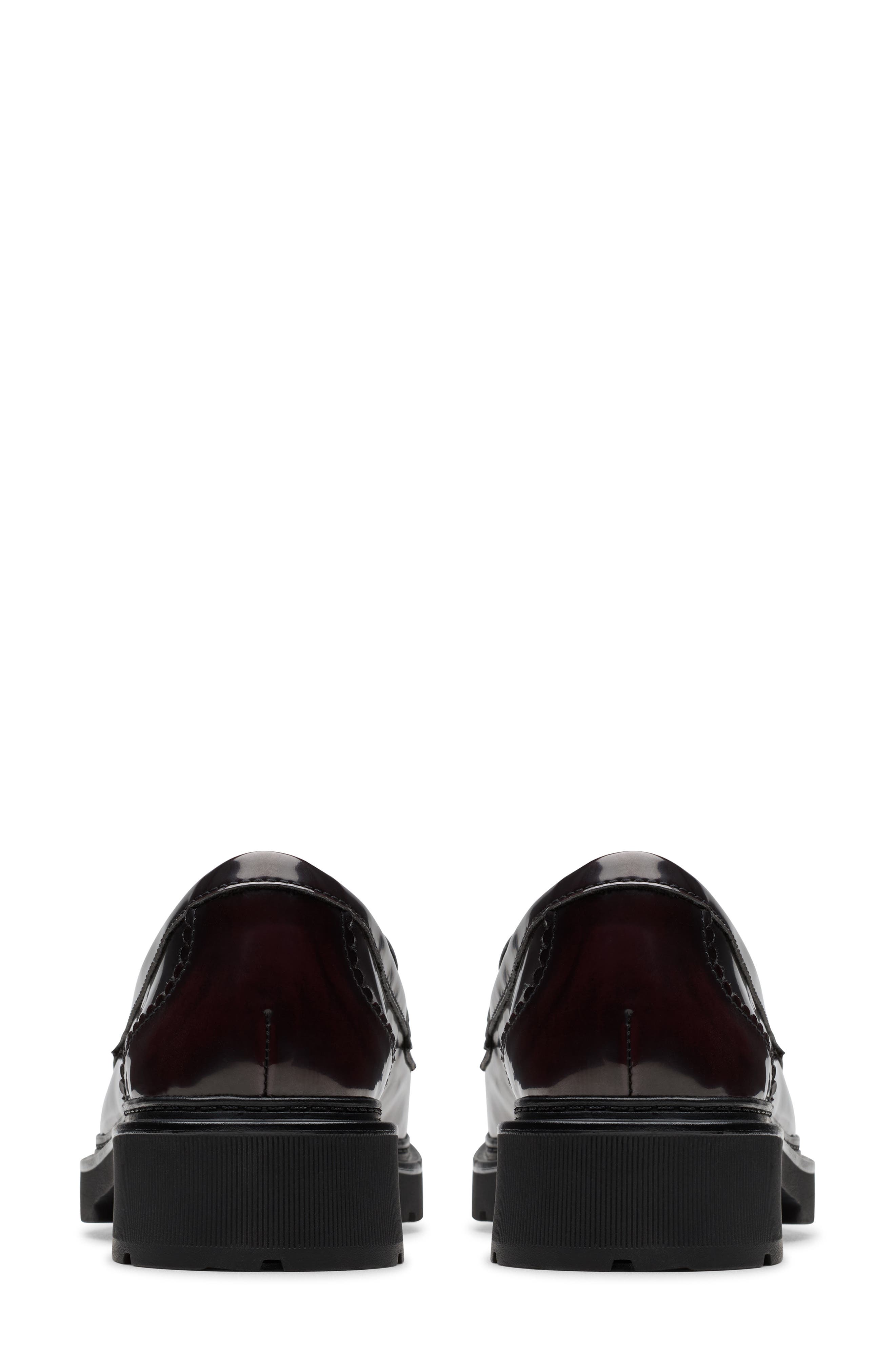 Lauryl Tassel Faux Leather Loafer, Alternate, color, WINE