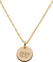 MADE BY MARY March Birth Flower Necklace