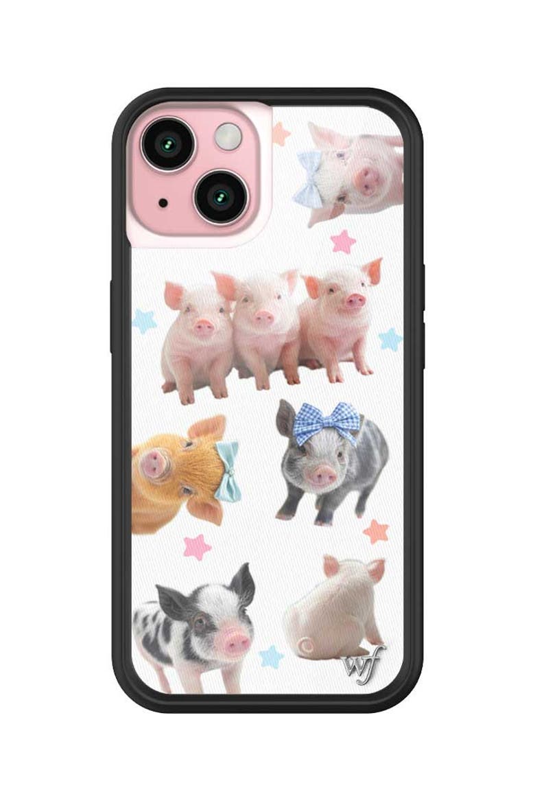 Little Piggies iPhone Case, Alternate, color, White