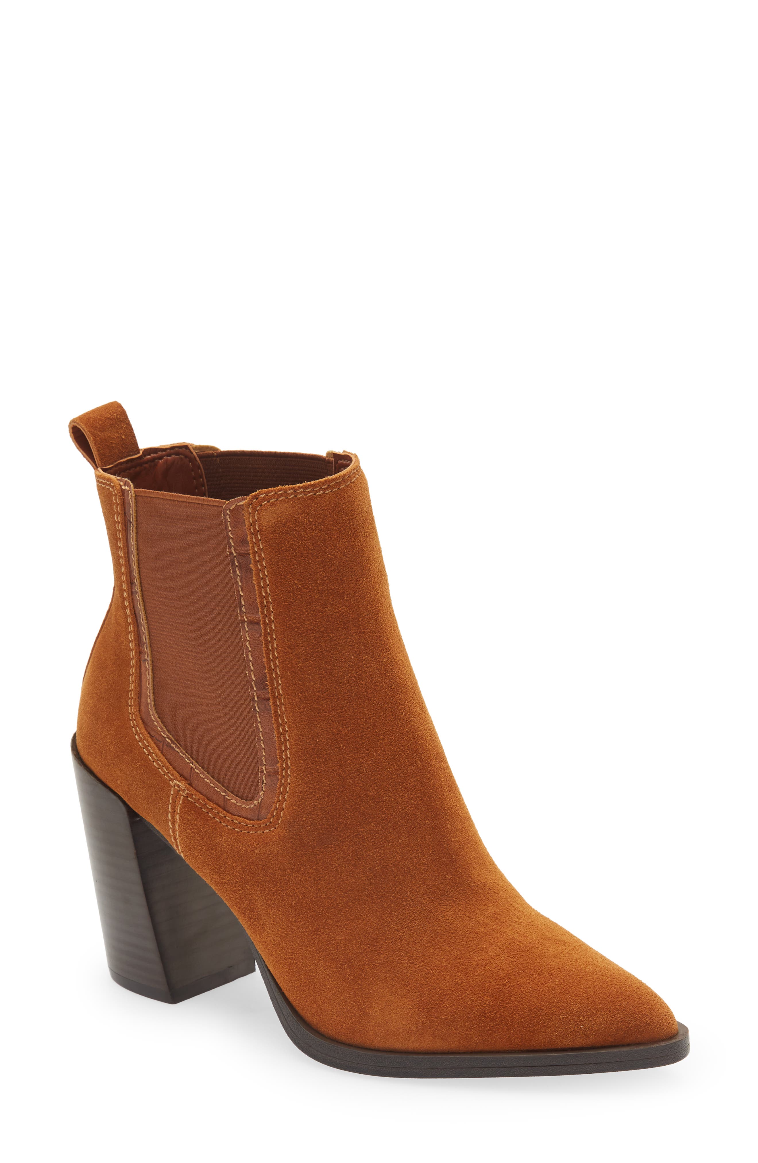 Ratony Chelsea Boot, Main, color, BRANDY