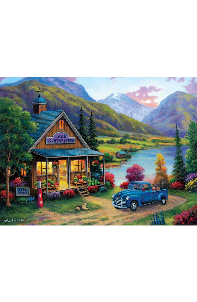 Sunsout Lake Country Store 500 piece Jigsaw Puzzle for Adults, Alternate, color, Multicolor
