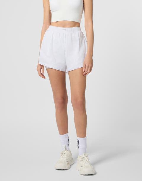 Reflective Nylon Shorts Women