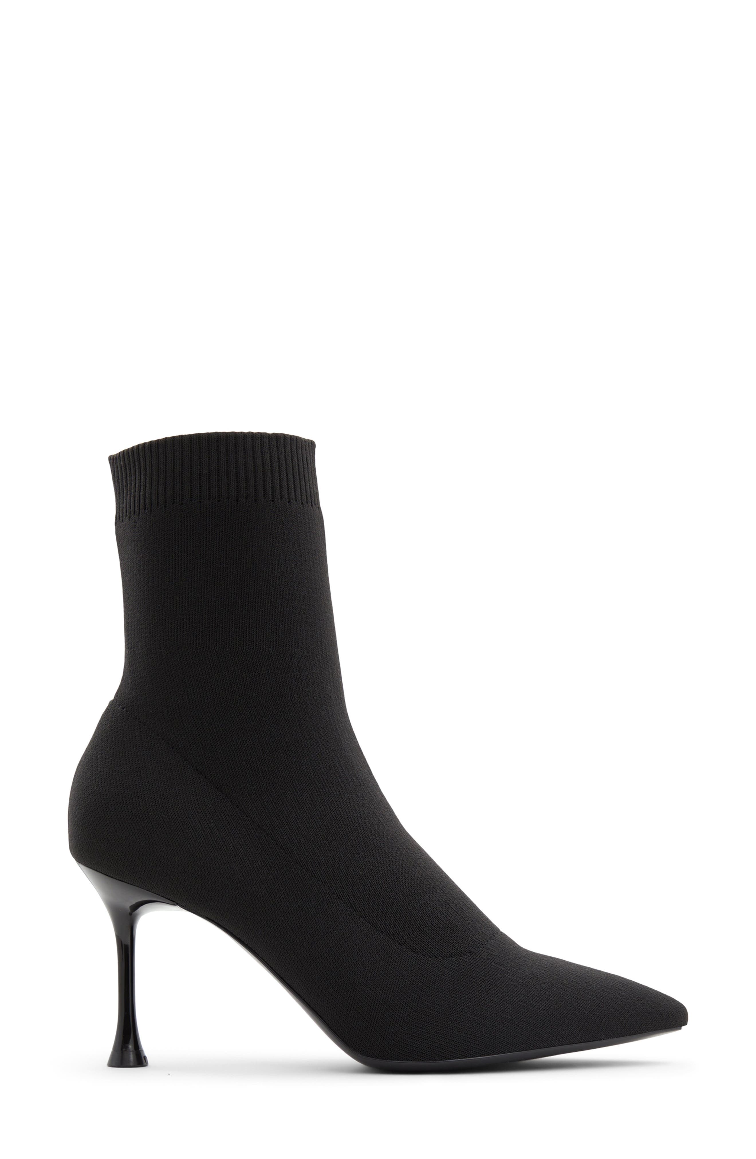 ALDO Phara Pointed Toe Sock Bootie, Alternate, color, 