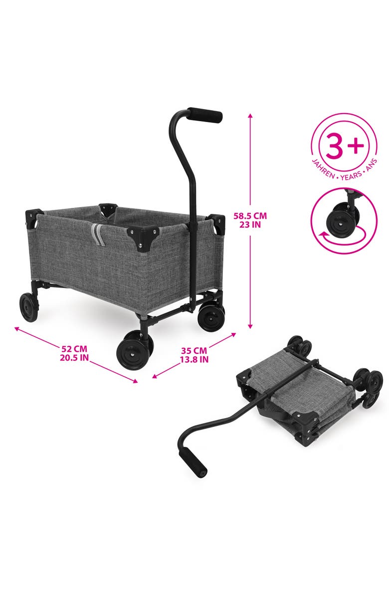 509 Crew Little Wagon, Melange Folding Pull Along Cart, Alternate, color, Multicolored
