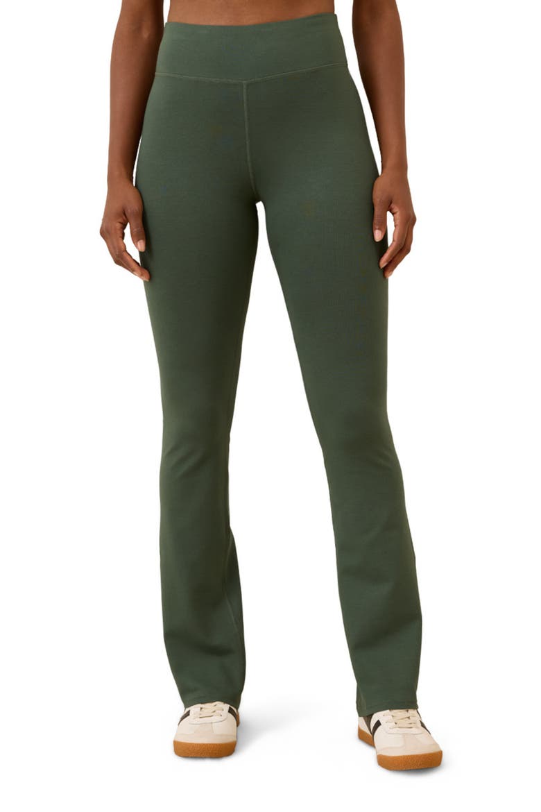 On the Go-To Bootcut Legging, Alternate, color, Pine Green