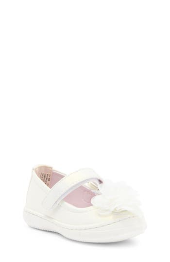Nina Little Girls Natty Pearlized Round Toe Sneakers