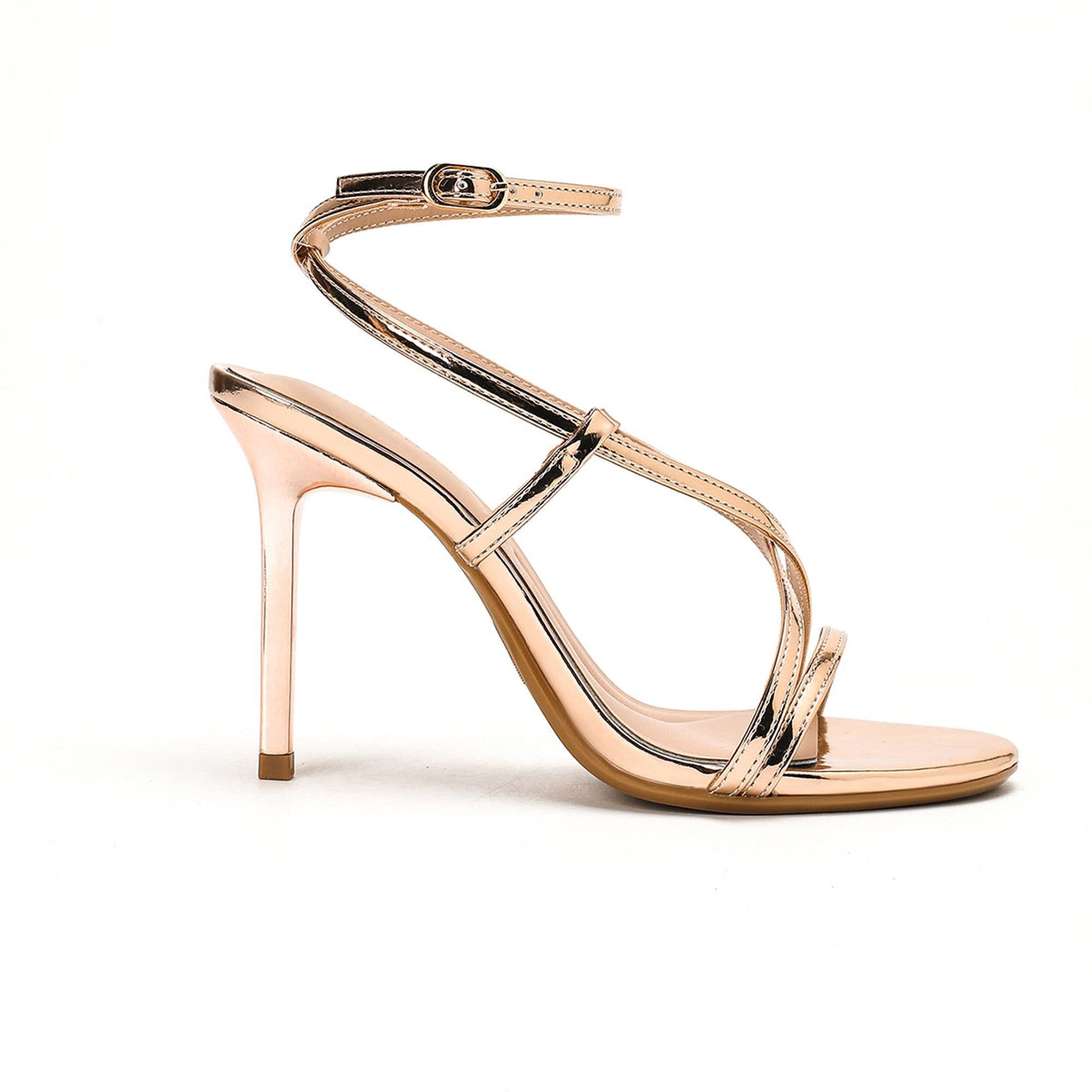 Fantasia Rose Gold Stiletto, Alternate, color, Gold