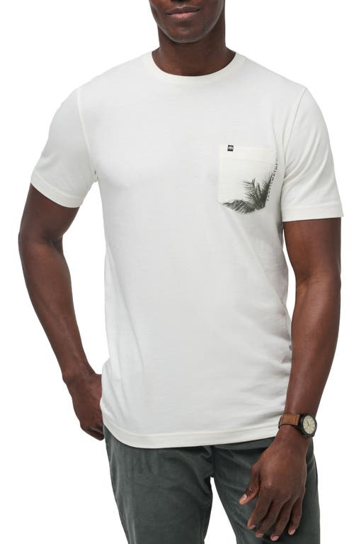 TravisMathew By the Dock Pocket Graphic T-Shirt in Vanilla Ice 