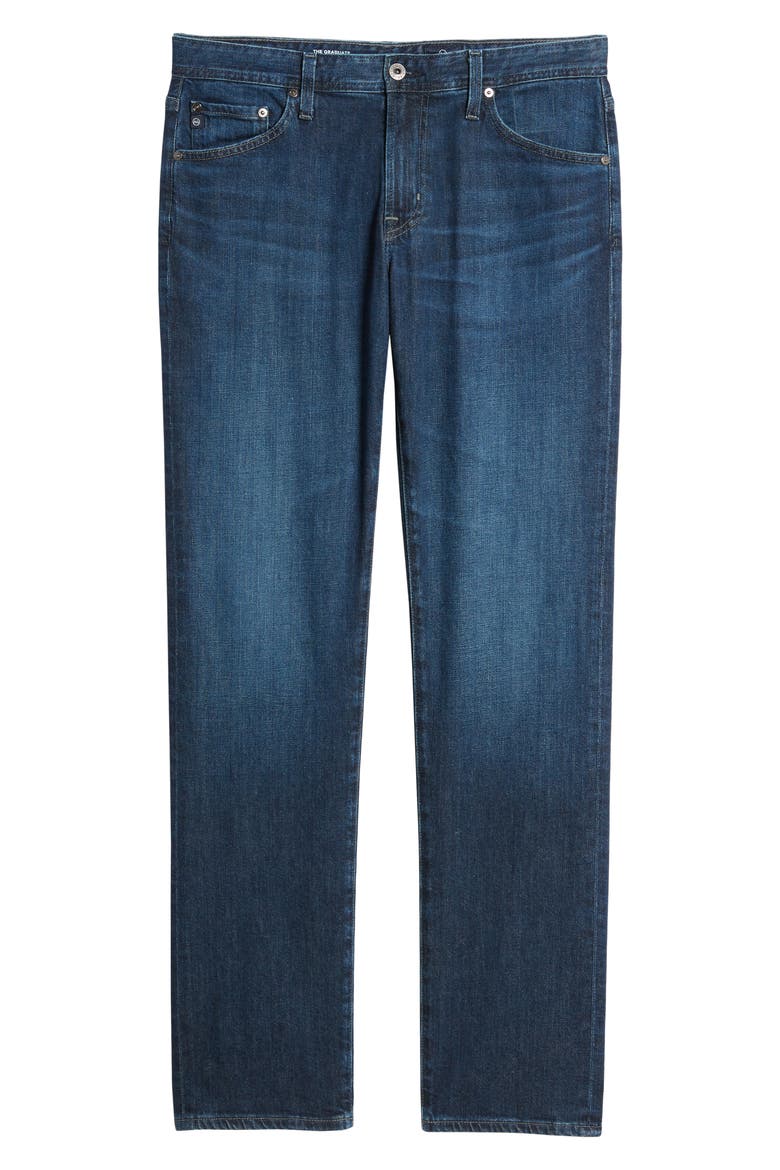 Graduate Slim Straight Leg Jeans, Alternate, color, CRUSADE