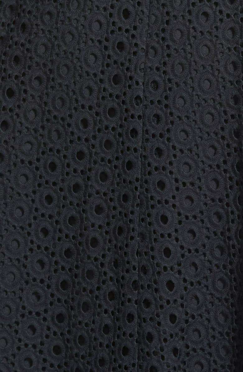 Halogen<sup>®</sup> Eyelet Fit & Flare Dress, Alternate, color,