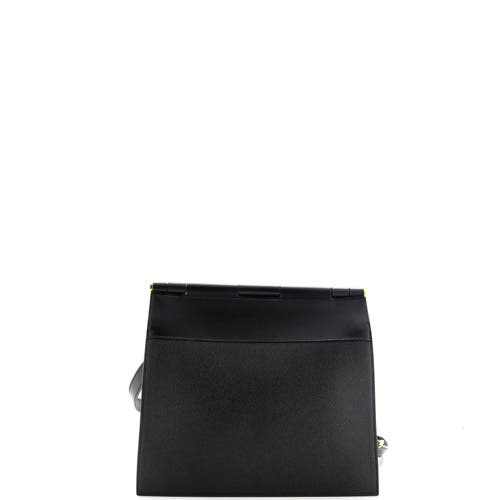 Pre-owned Hermes  Hermes Sacabar Shoulder Bag Epsom And Swift 24 In Black
