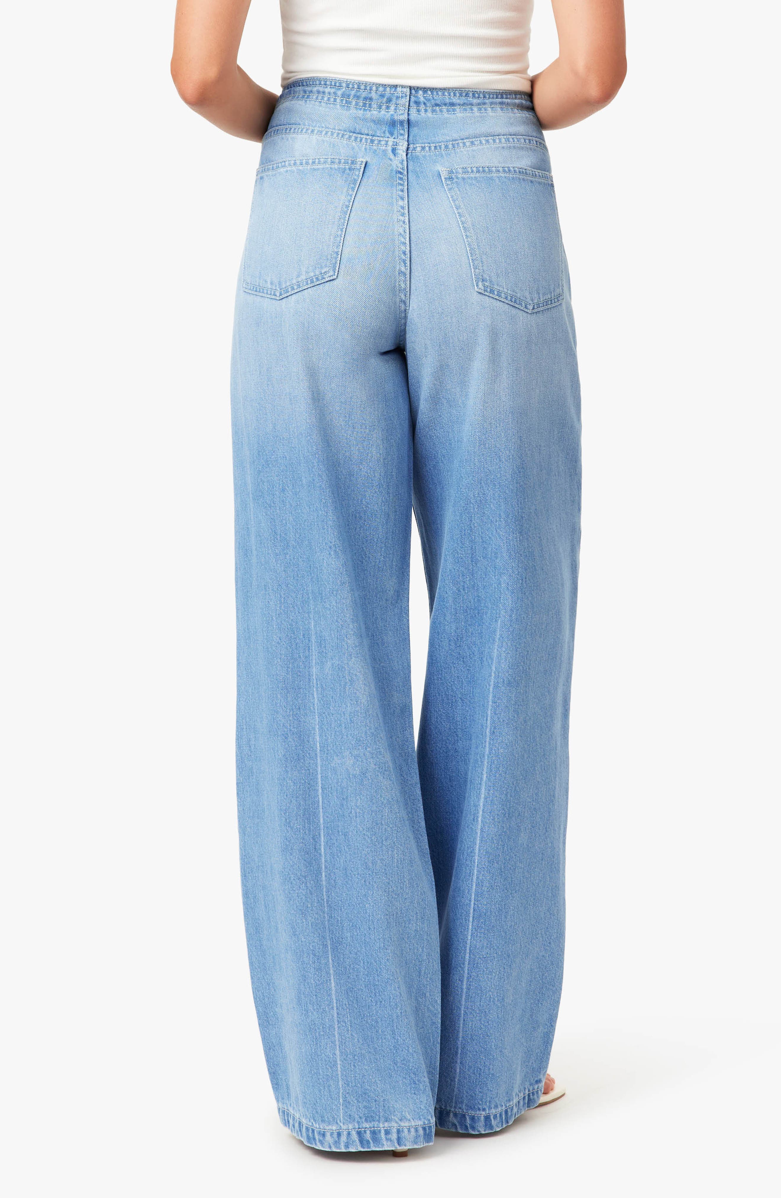 Lia Drawstring Wide Leg Jeans - image 2