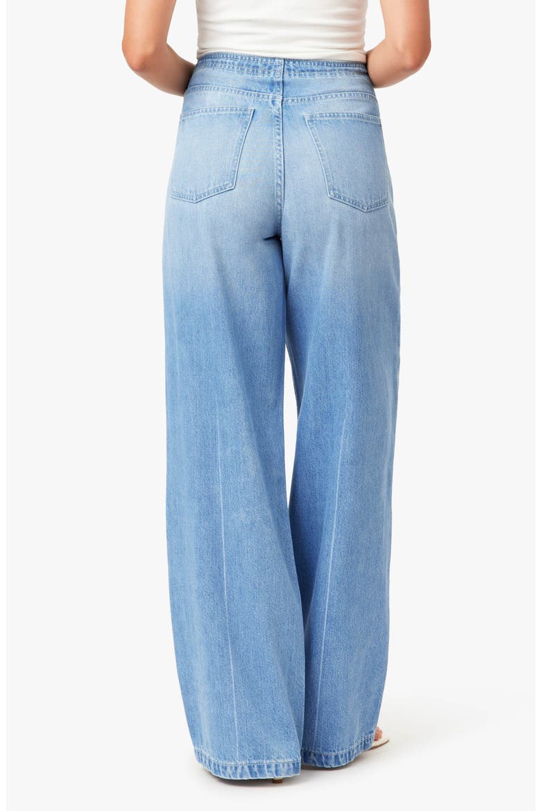 Lia Drawstring Wide Leg Jeans, Alternate, color, BLUE BELL