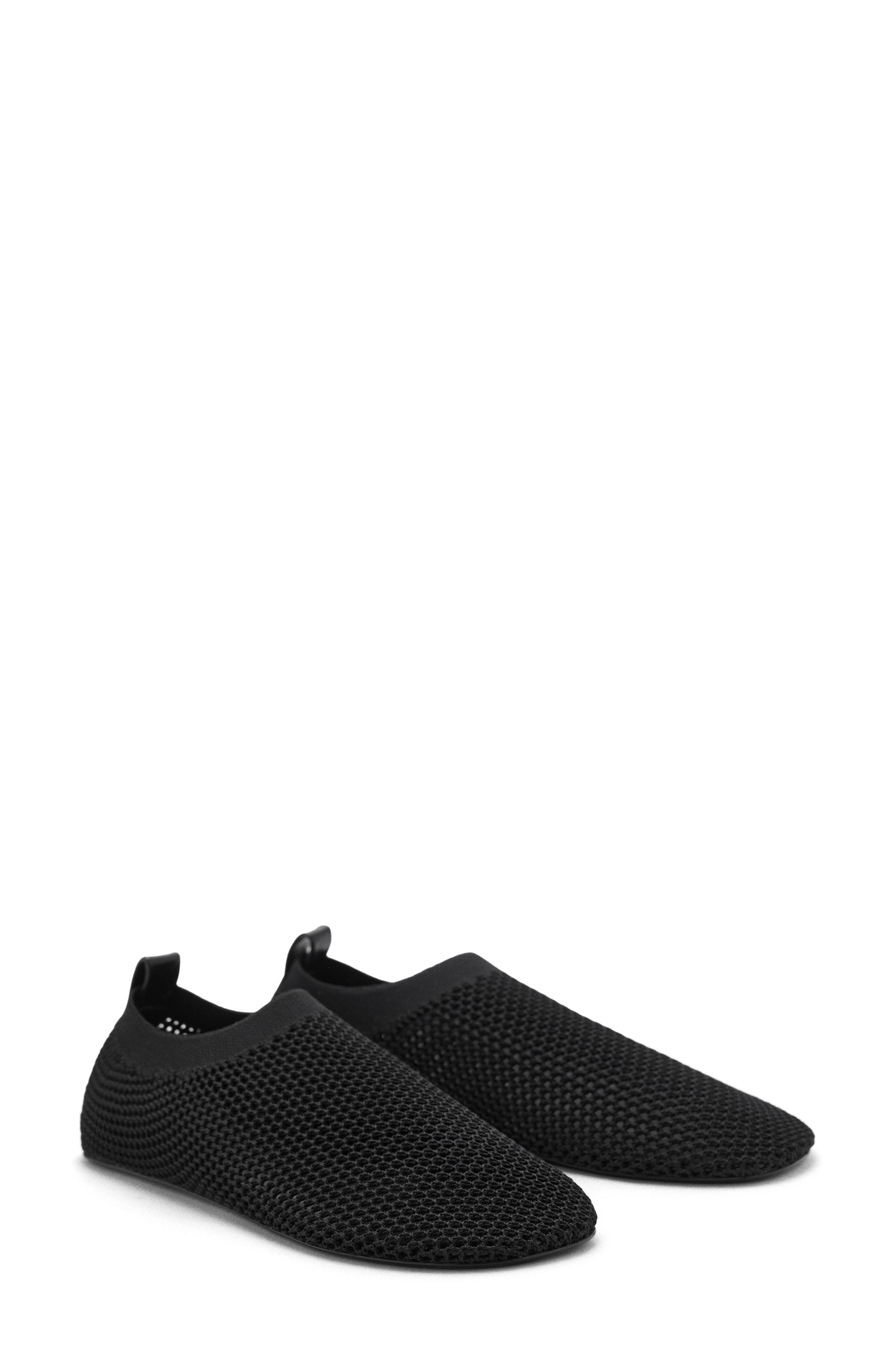 MANGO Soft Mesh Flat, Main, color, Black