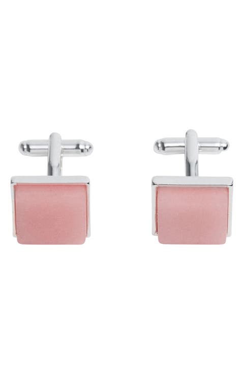 Semiprecious Stone Cuff Links