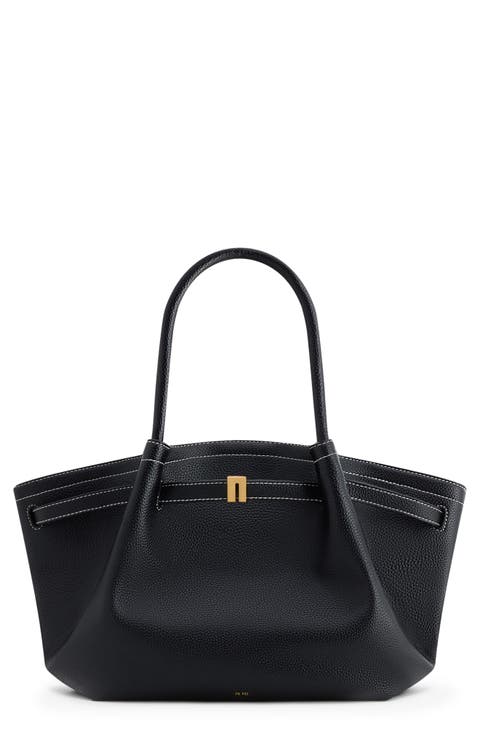Medium Hana Faux Leather Tote