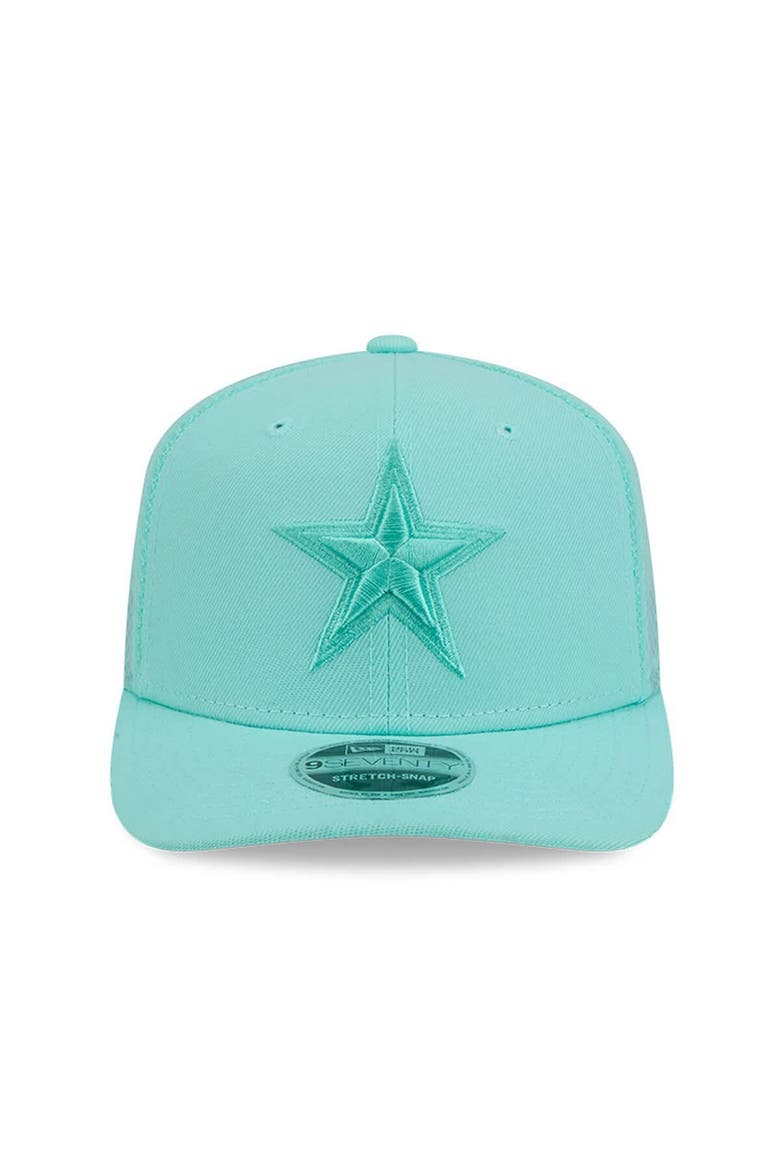 Men's New Era  Mint Dallas Cowboys Color Pack 9SEVENTY Adjustable Hat, Alternate, color, Mint