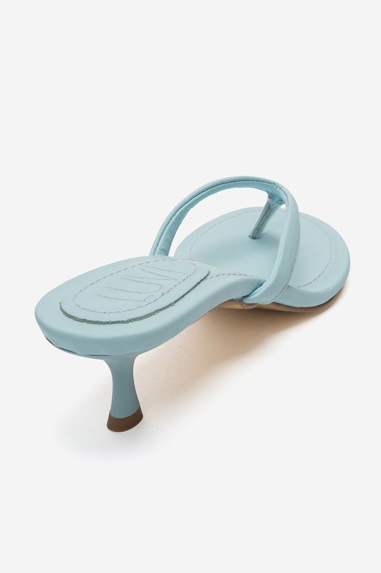 Norell Stiletto Thong Sandal, Alternate, color, Baby Blue
