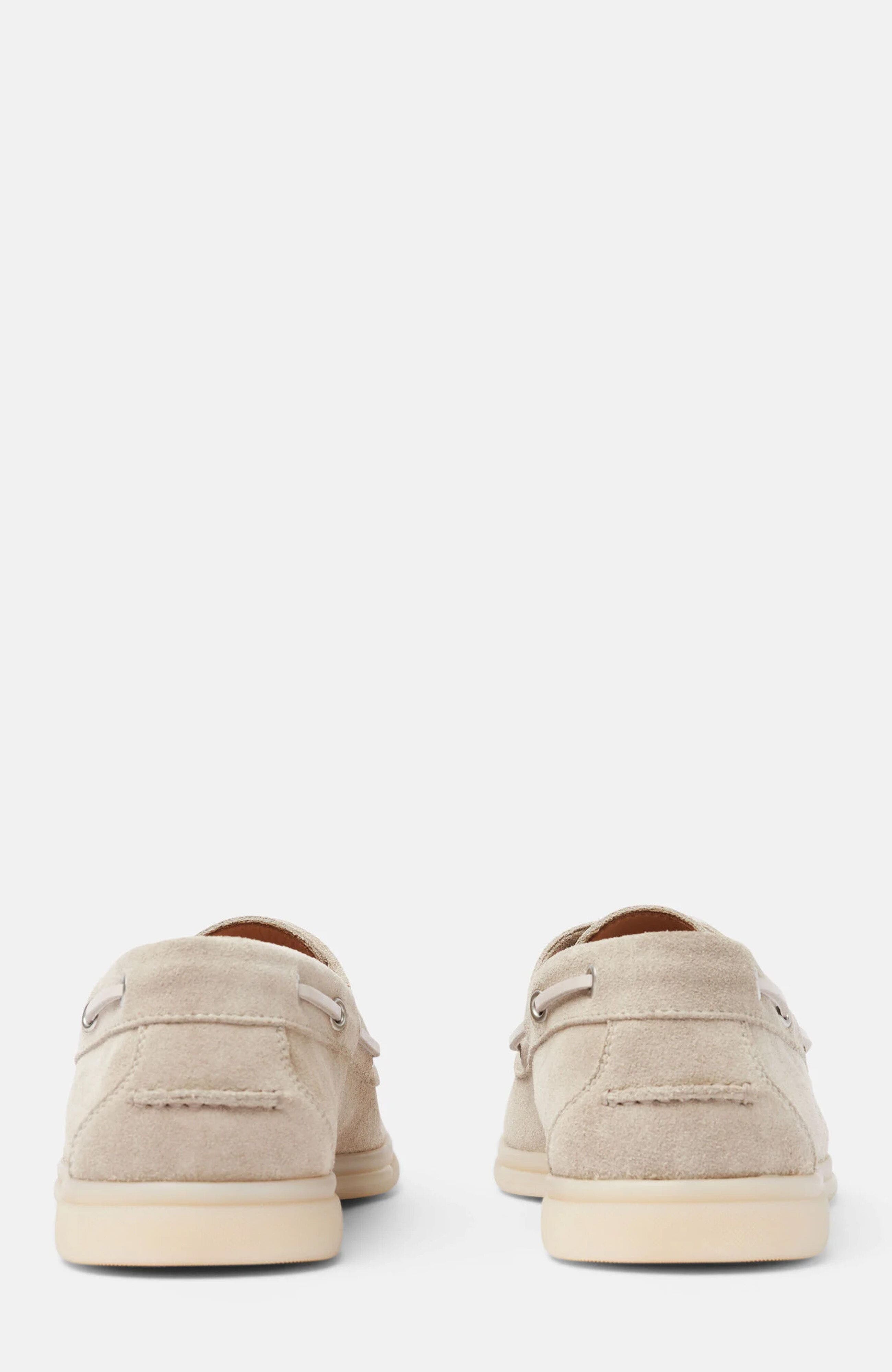 Lio Boat Shoes, Alternate, color, Sand - Suede