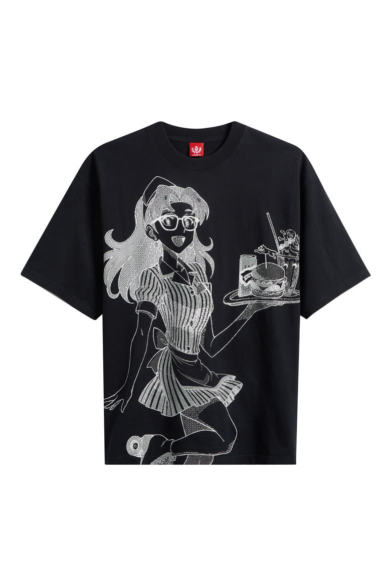 Order Up Cotton Jersey Graphic T-Shirt, Alternate, color, BLACK
