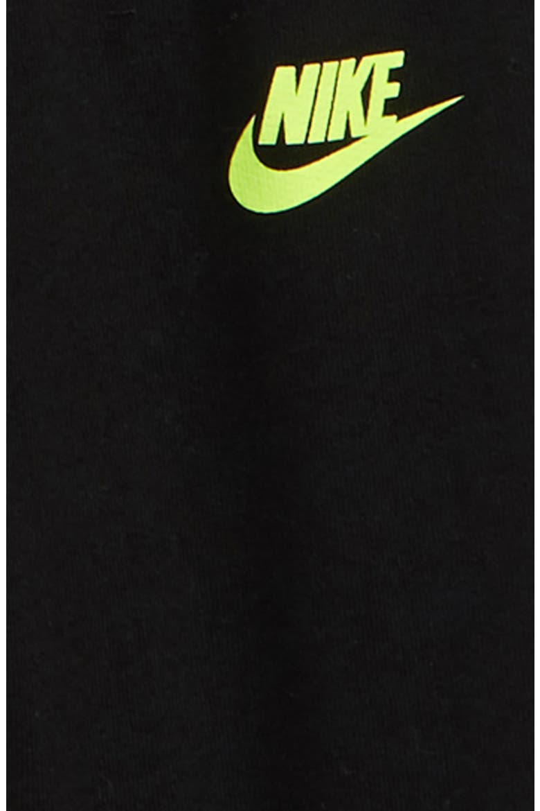 Kids' JDI Full Zip Hoodie, Bodysuit & Sweatpants Set, Alternate, color, BLACK