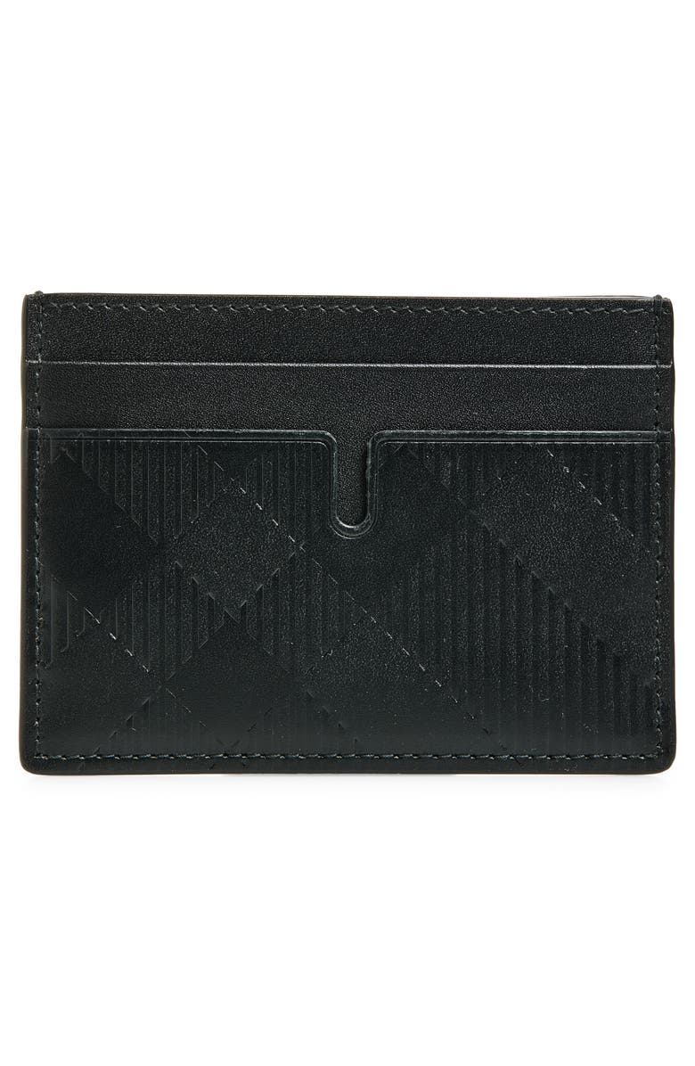 Burberry Sandon Card Holder, Alternate, color, Black