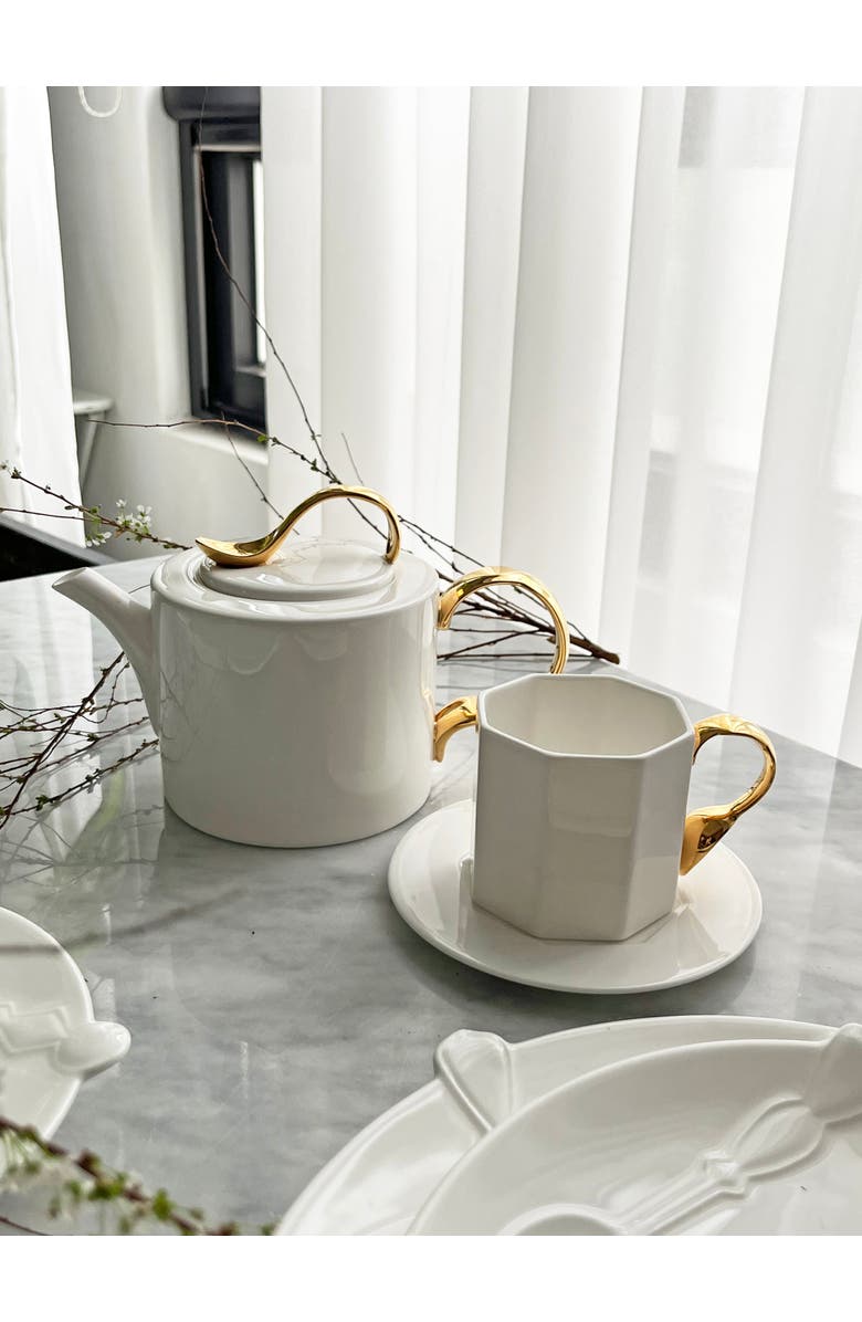 Twig New York Cutlery Low Teapot, Alternate, color, Multi