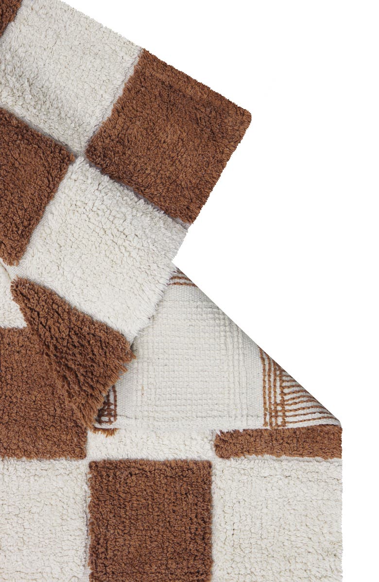 Lorena Canals Tiles Washable Cotton Blend Rug, Alternate, color, Toffee