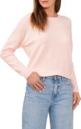 Vince Camuto Exposed Seam Crewneck Sweater