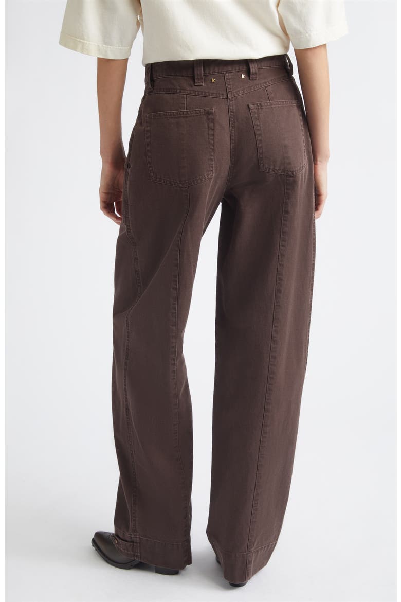 Journey Wide Leg Workwear Pants, Alternate, color, MOLE