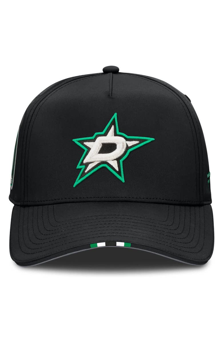 FANATICS Men's Fanatics Black Dallas Stars 2025 NHL Draft Authentic Pro On-Stage Podium A-Frame Adjustable Hat, Alternate, color,