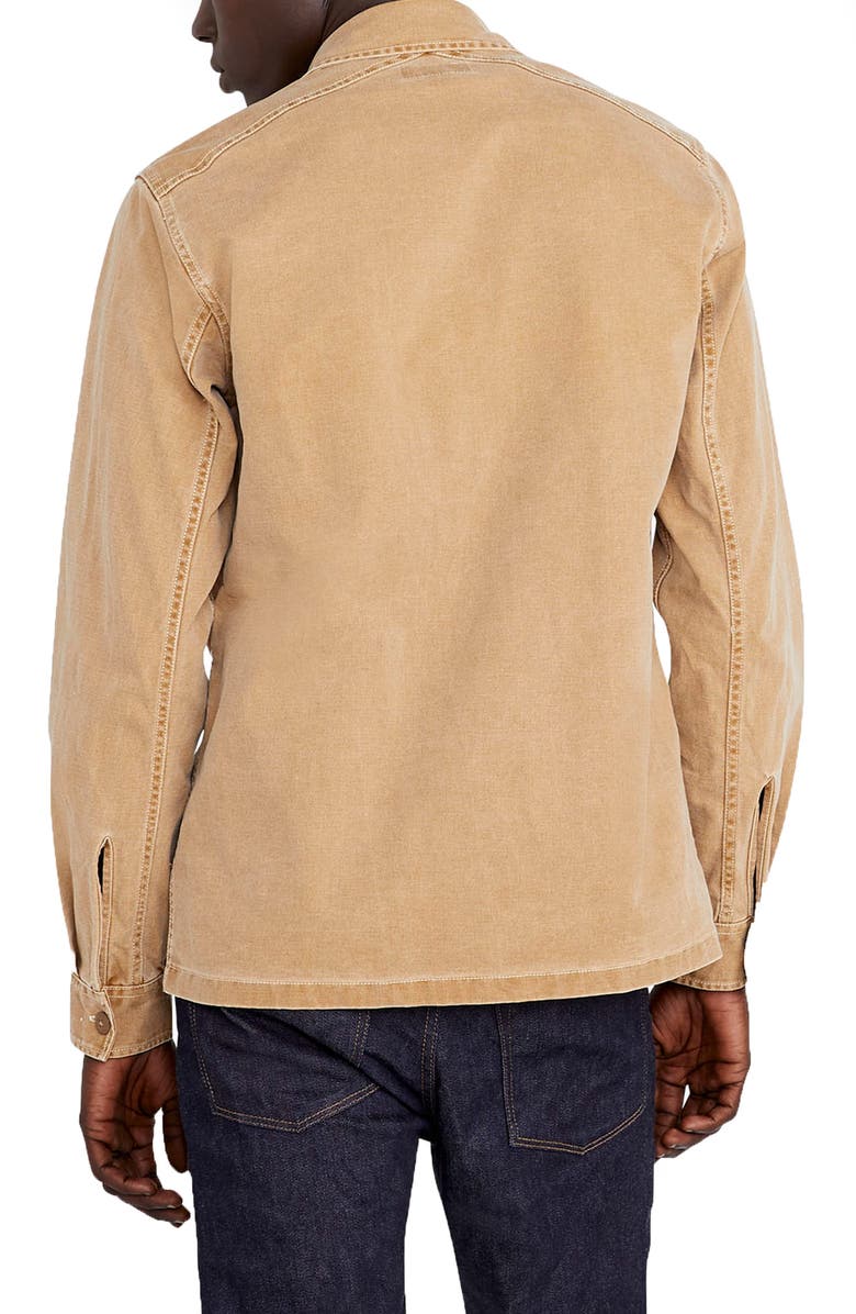 J.Crew Wallace & Barnes Stretch Duck Canvas Shirt Jacket, Alternate, color, 