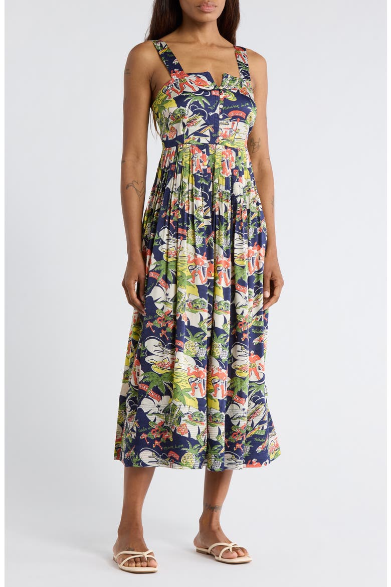 The Day Break Dress, Main, color, SURF JACK PRINT