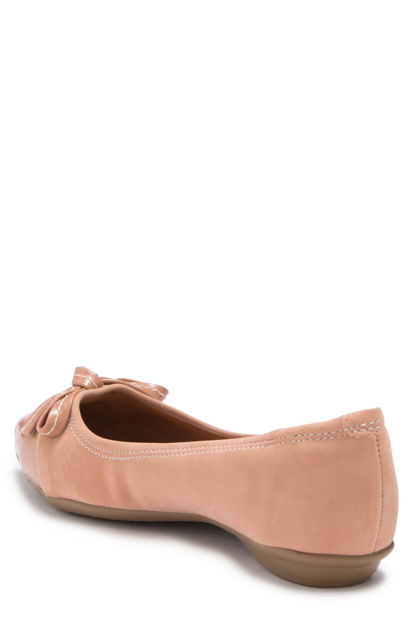 OFFLINE Pointed Cap Toe Bow Flat, Alternate, color, 