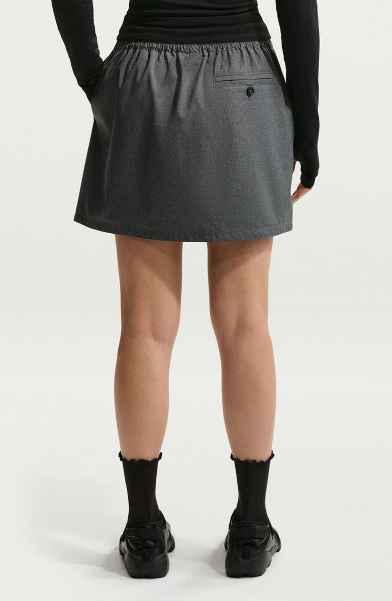 Nike Sportswear Pregame Woven Skirt, Alternate, color, Black/ Heather/ Black