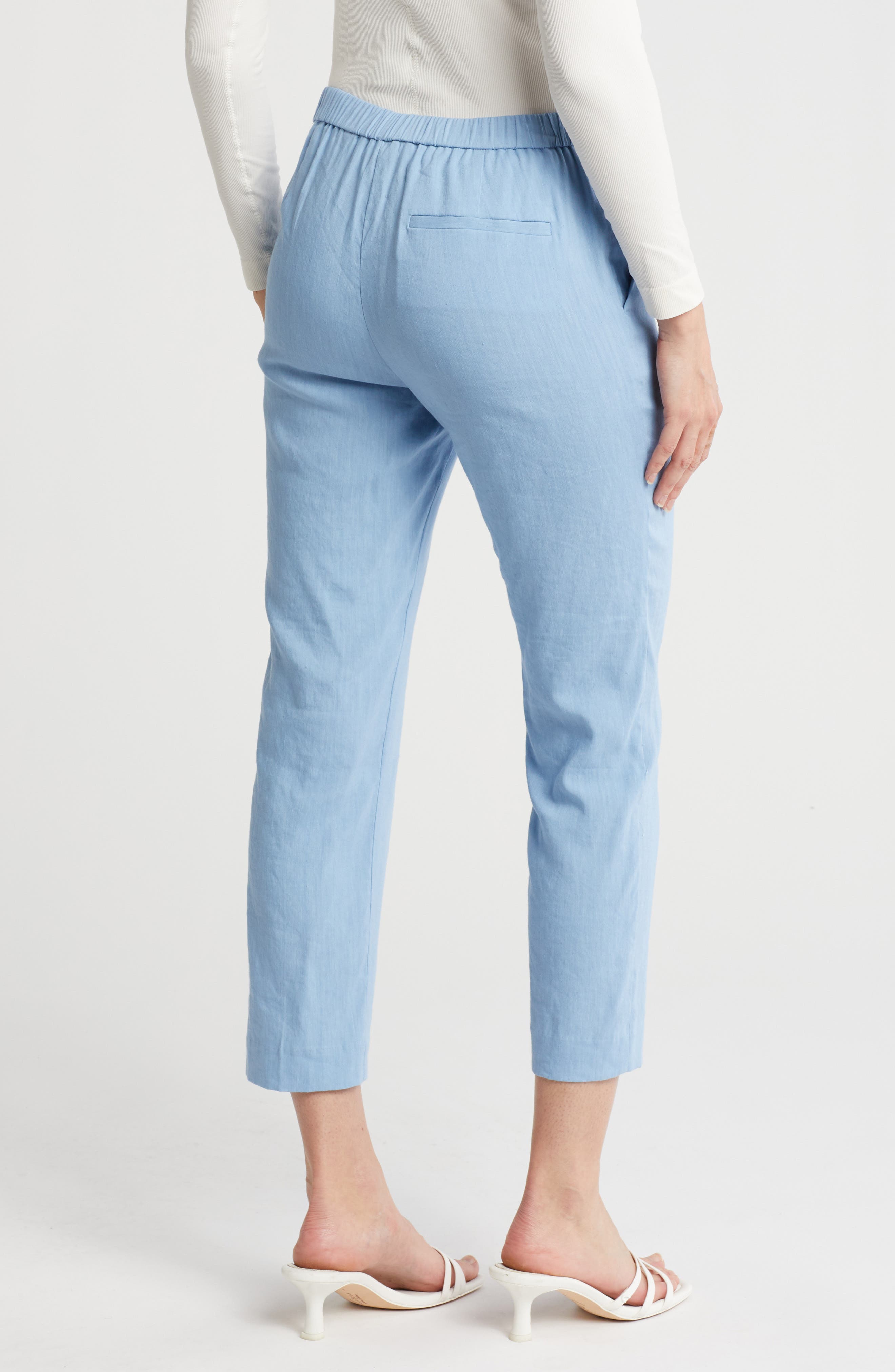 Treeca Stretch Linen Blend Pants - image 2