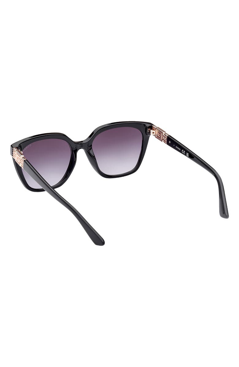 GUESS 55mm Gradient Square Sunglasses, Alternate, color, 