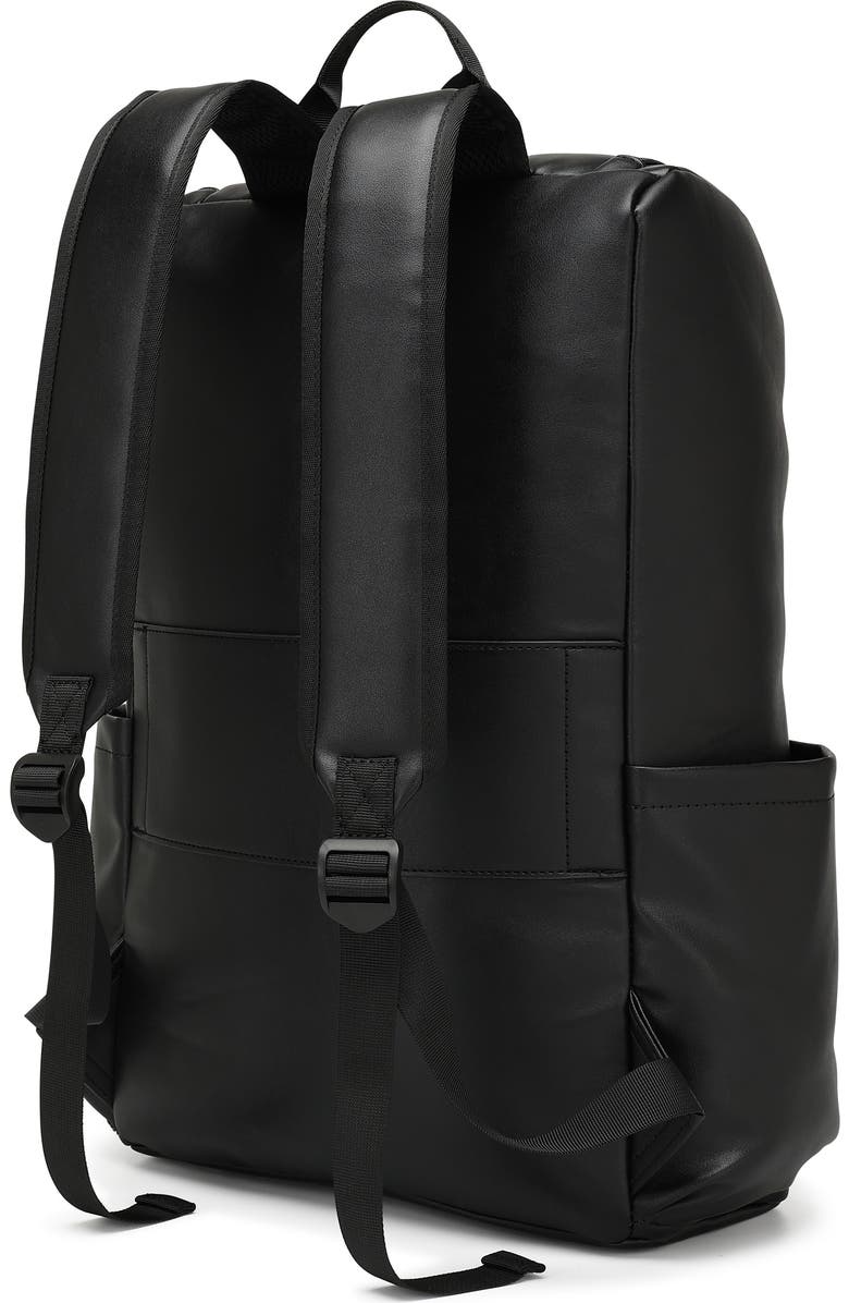 ELLE Roamer 22L Vegan Leather Backpack, Alternate, color, Black