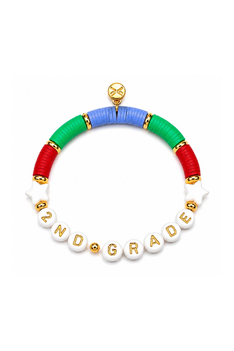 Second Grade Bracelet, Alternate, color, Blue/Green/Red/White