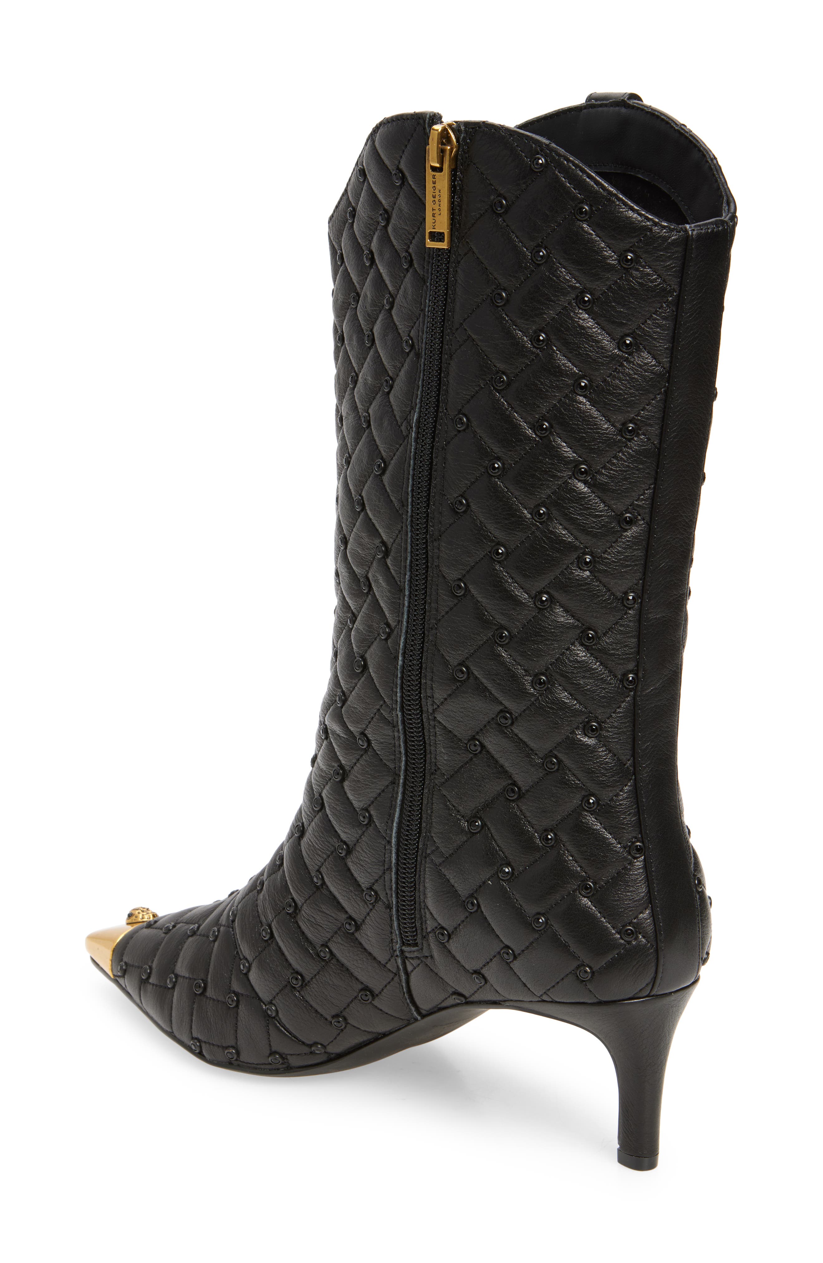 Kurt Geiger London Regent Cap Toe Boot, Alternate, color, 