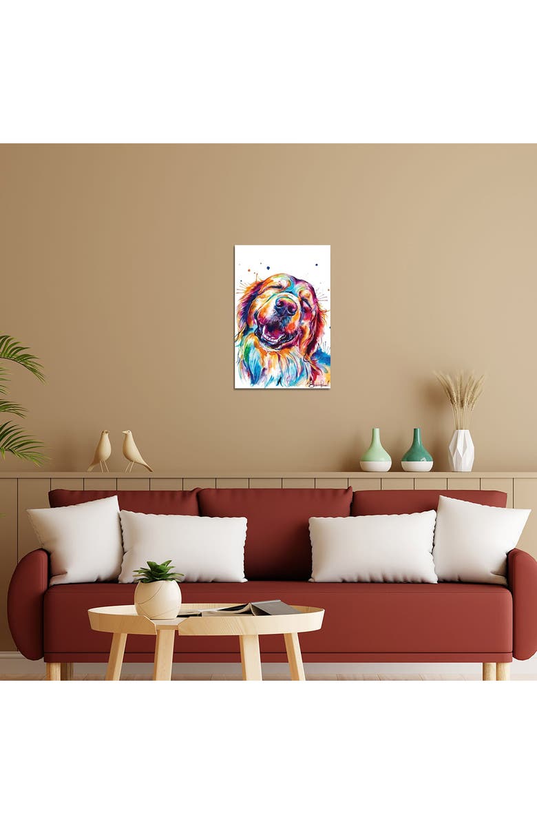 iCanvas Golden Smile by Weekday Best Canvas Print, Alternate, color, Multi