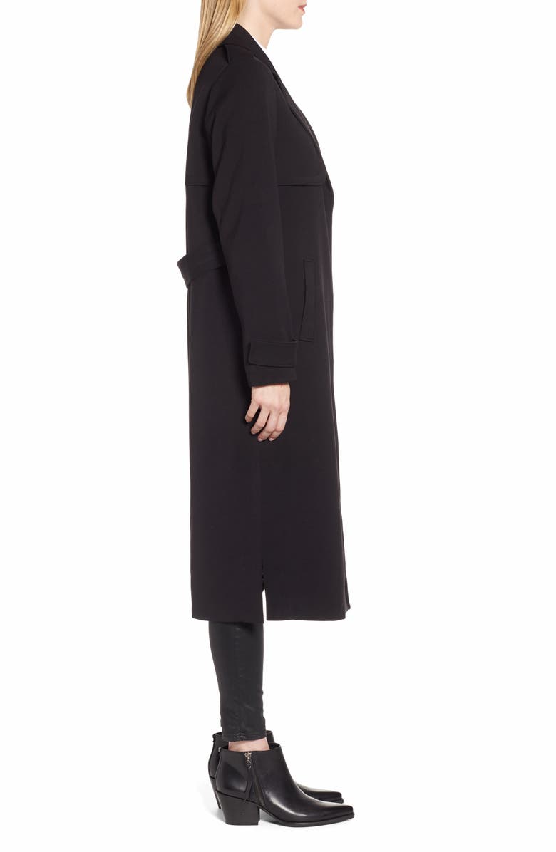 Kenneth Cole New York Ponte Trench Coat, Alternate, color,